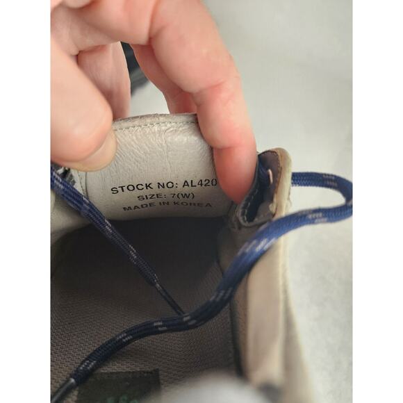 Oregon Mudders AL420 Mens 7 Grey Suede Golf Shoes with Spikes - Picture 11 of 12